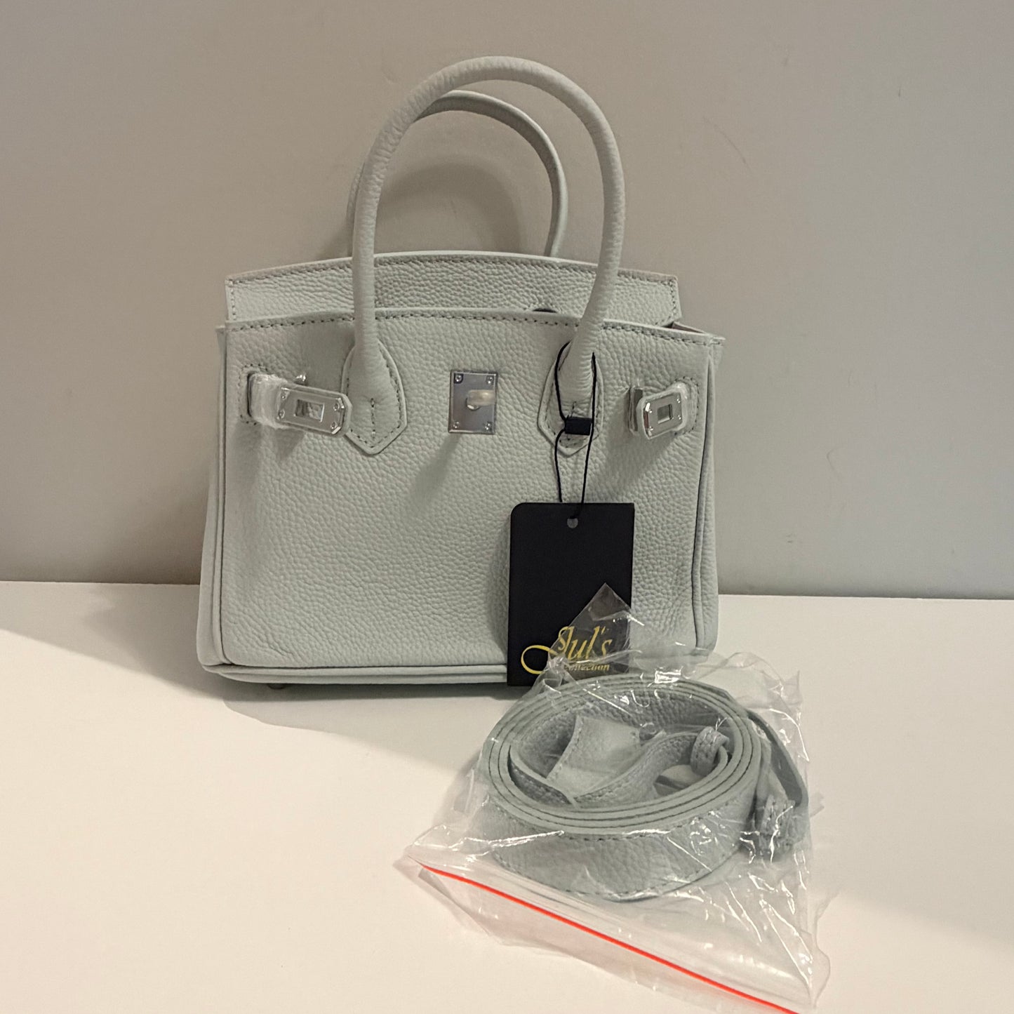 The Mini Madame B Bag - Powder Blue