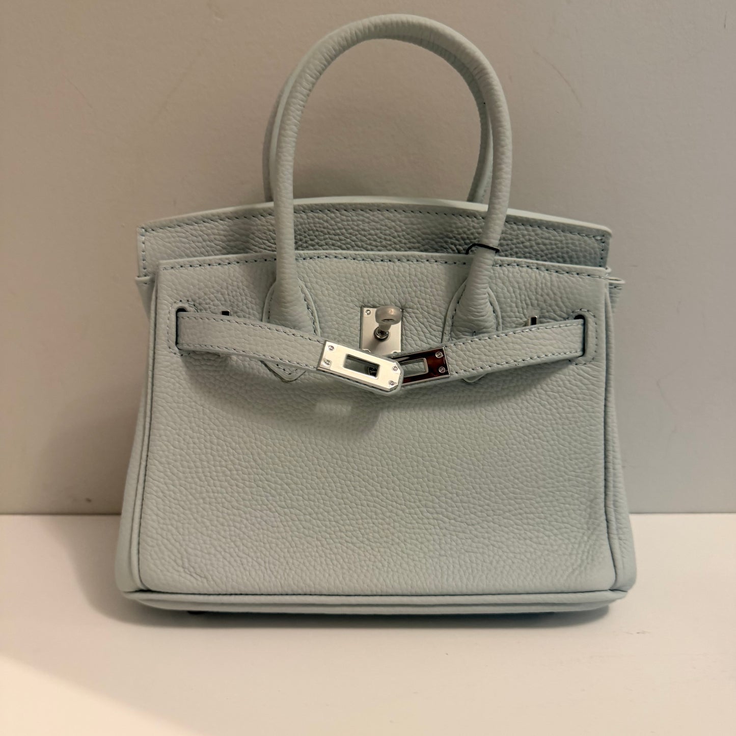 The Mini Madame B Bag - Powder Blue