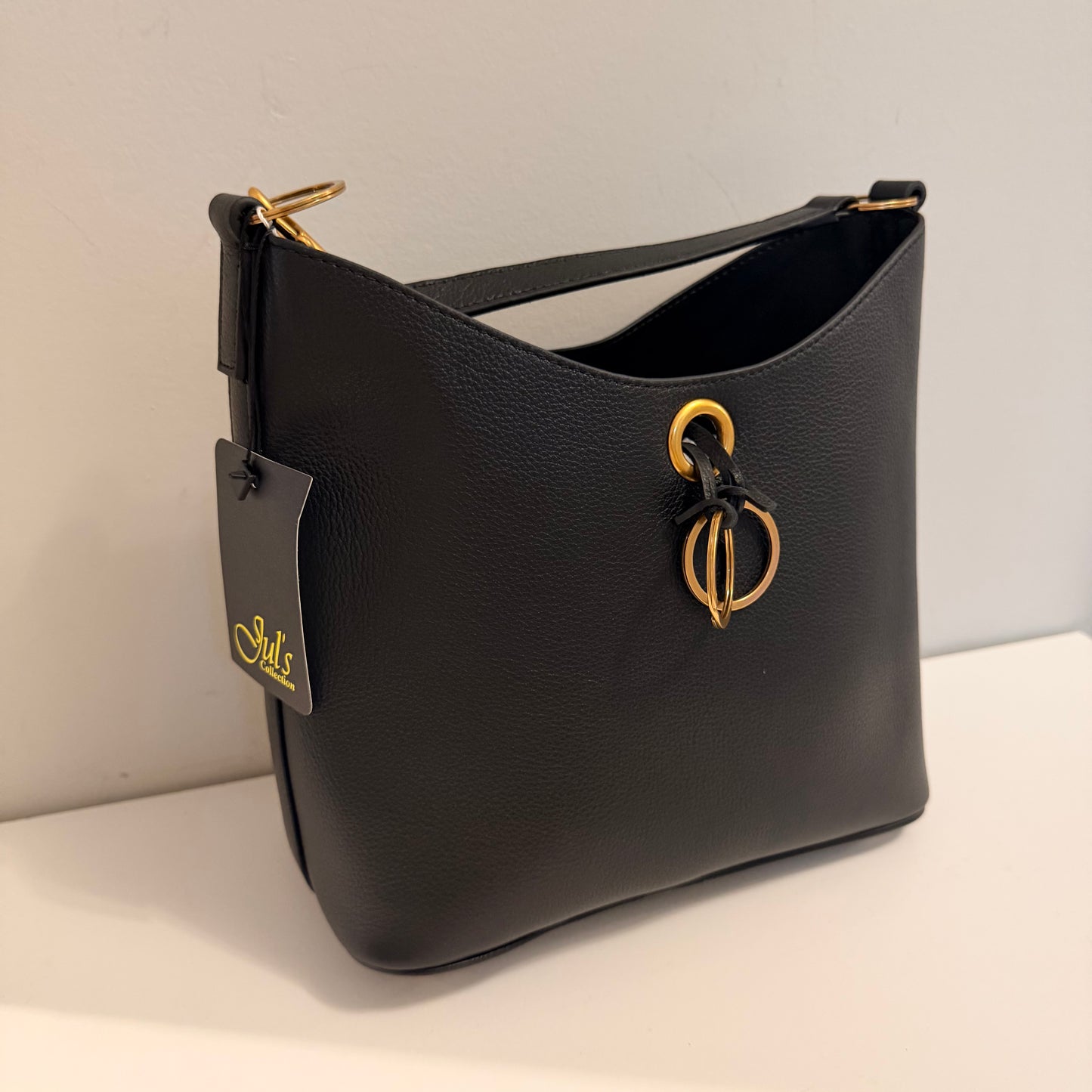 The Daphne Bag - Black Gold Hardware