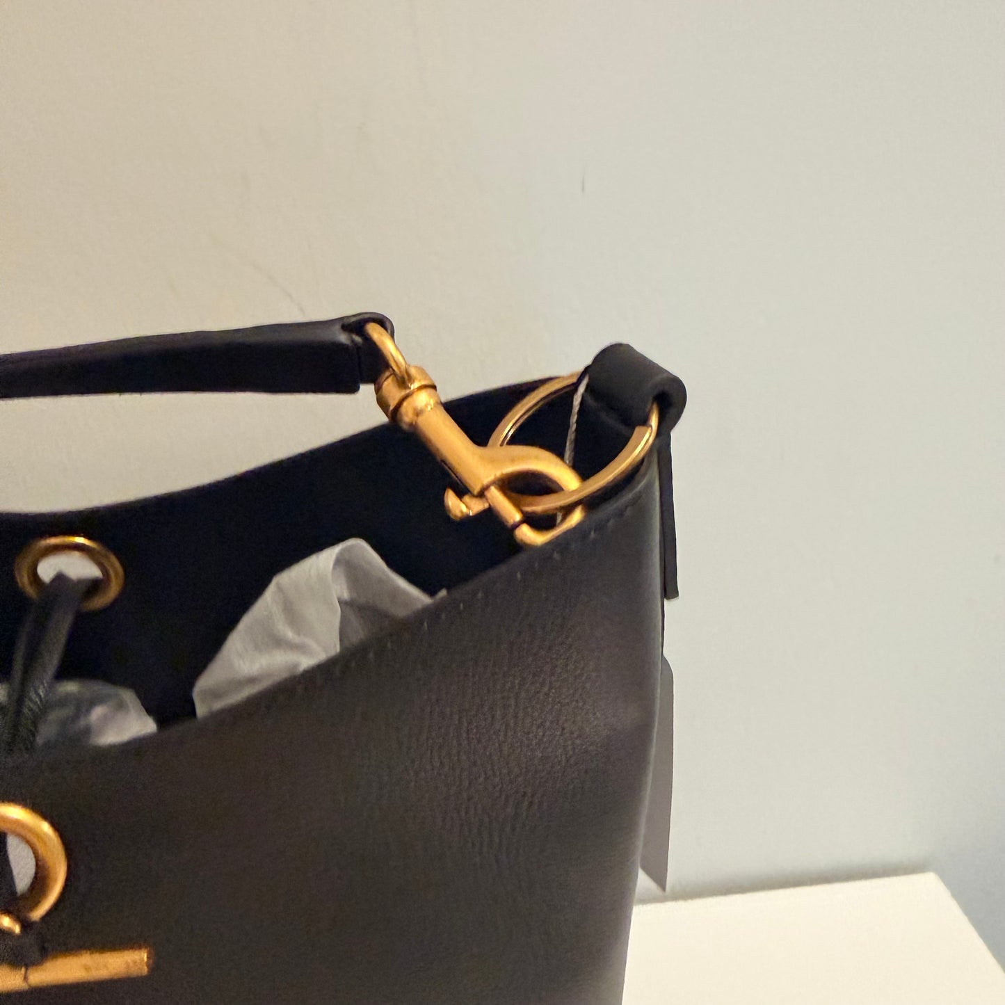The Daphne Bag - Black Gold Hardware