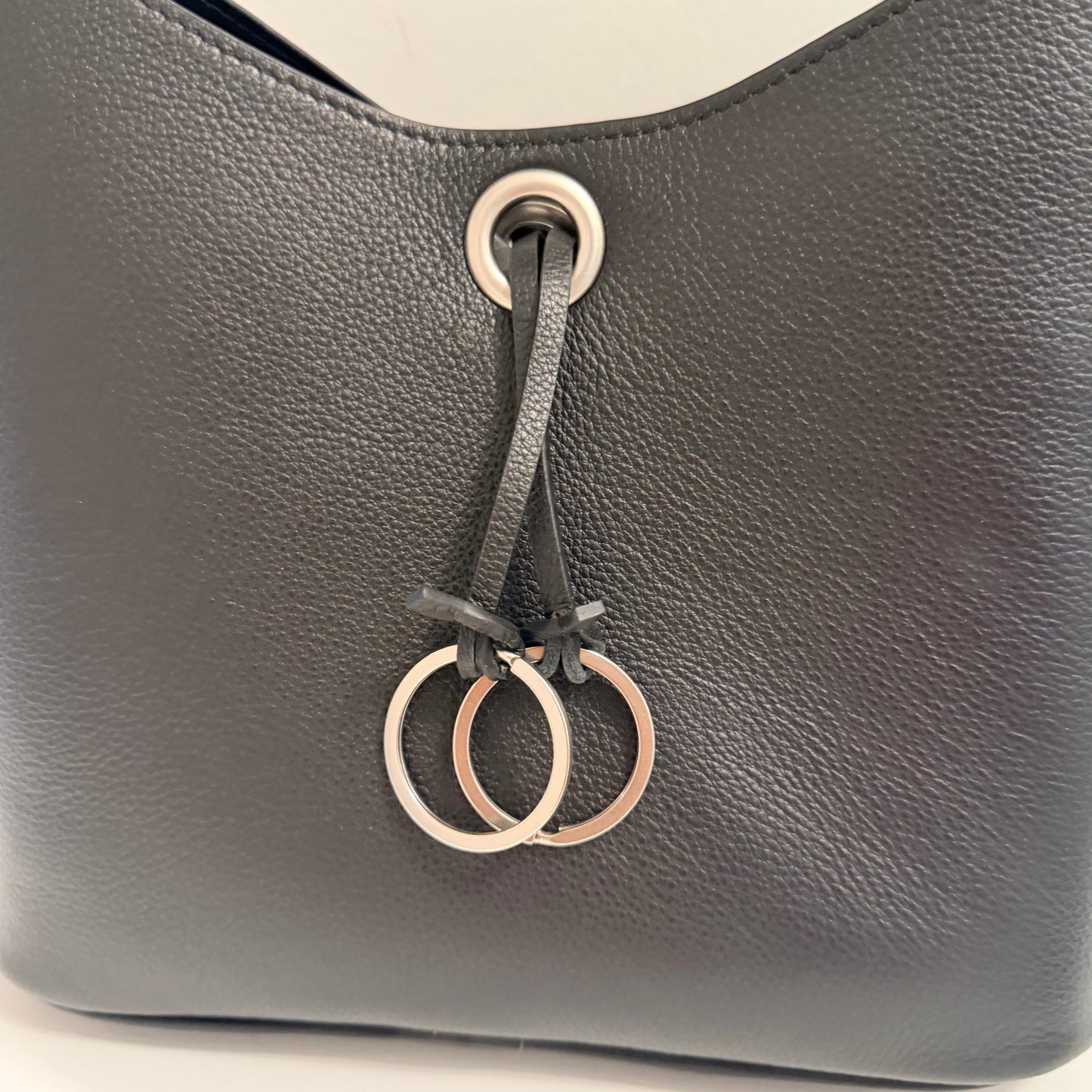 The Daphne Bag - Black Silver Hardware