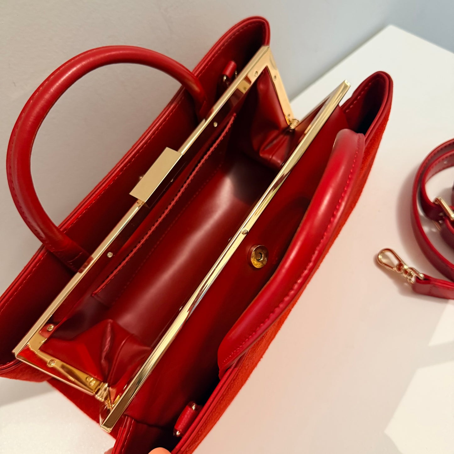 The Genevieve Bag - Red
