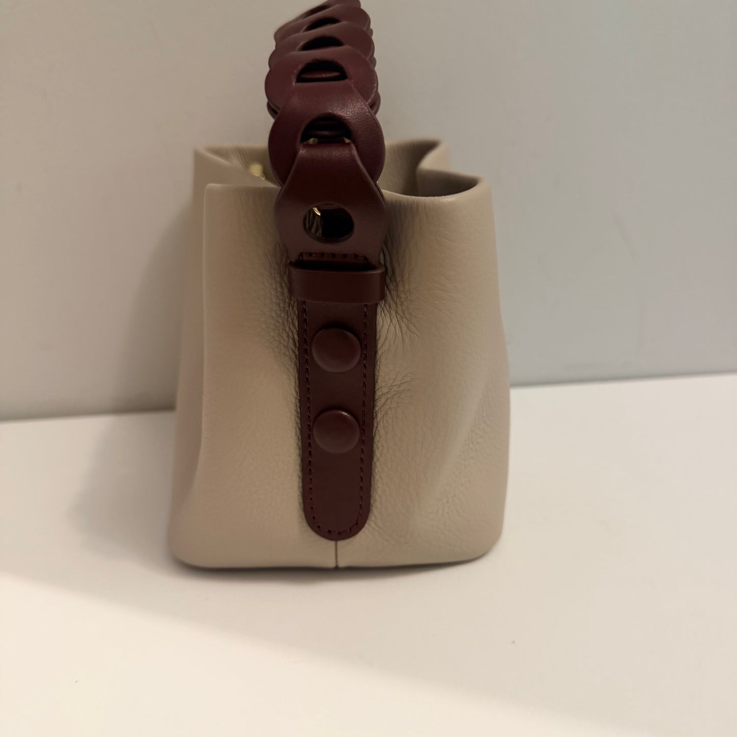 The Akua Bag -Multi Col Taupe &Brown
