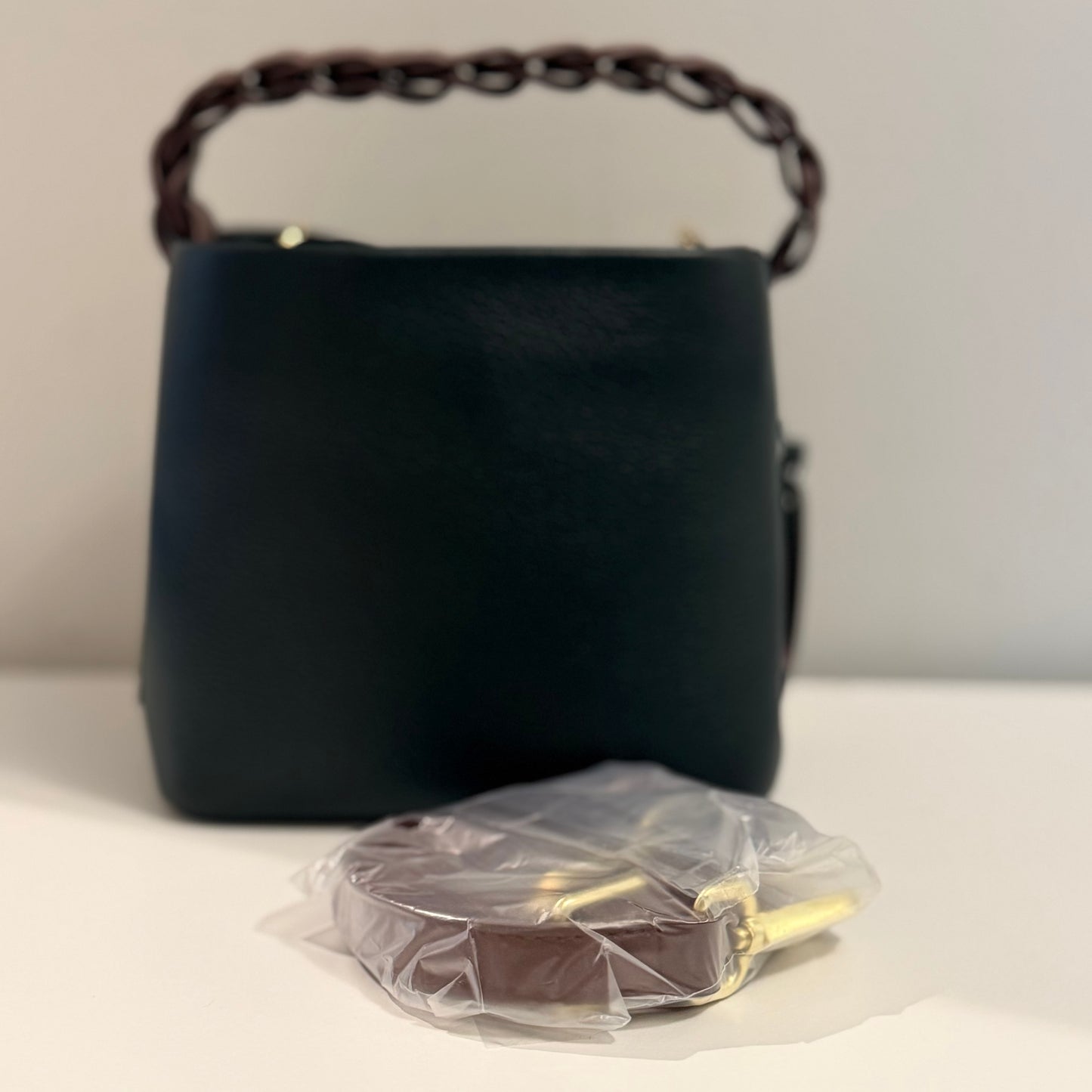 The Akua Bag -Multi Col Black/Brown