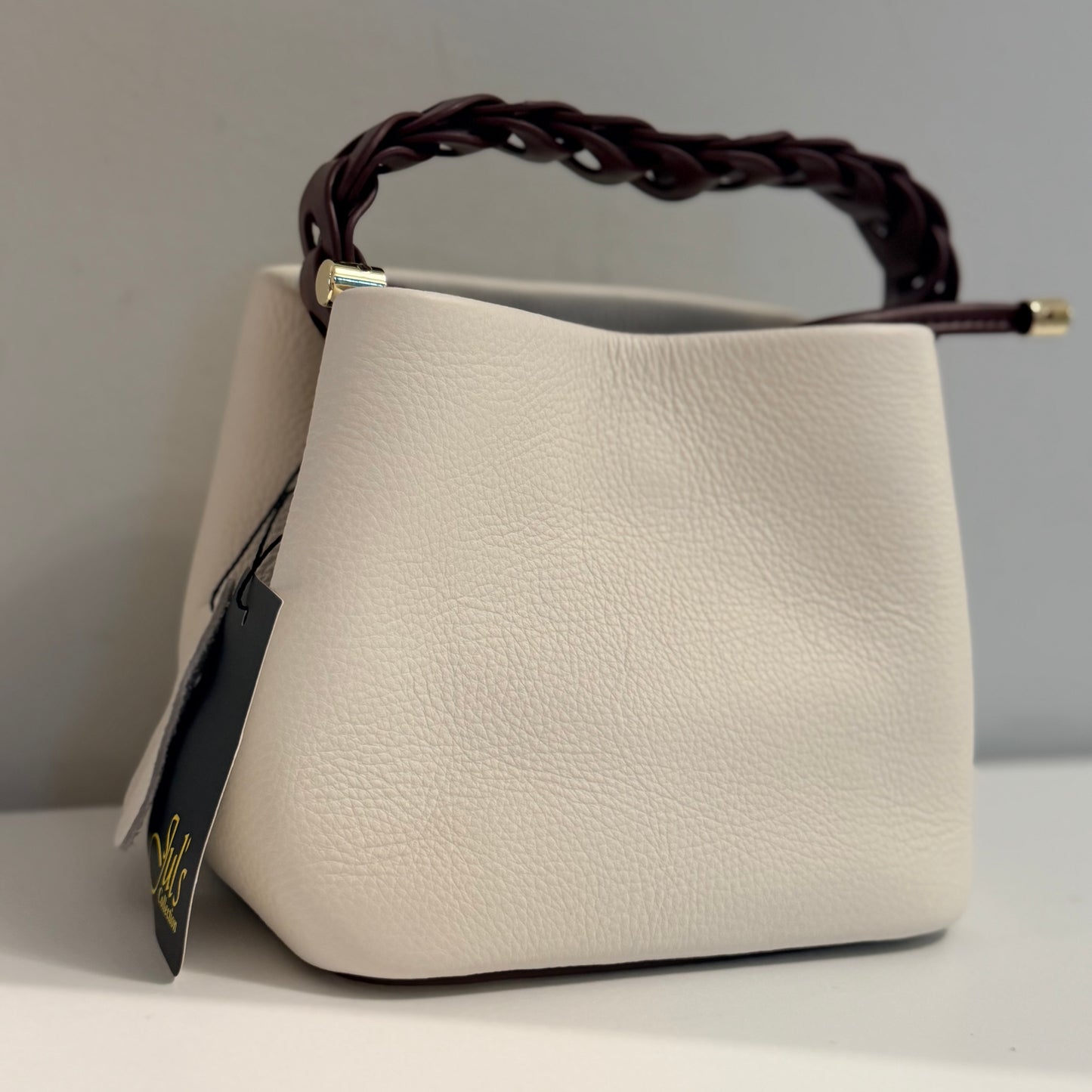 The Akua Bag -Multi Col Creme/Browm