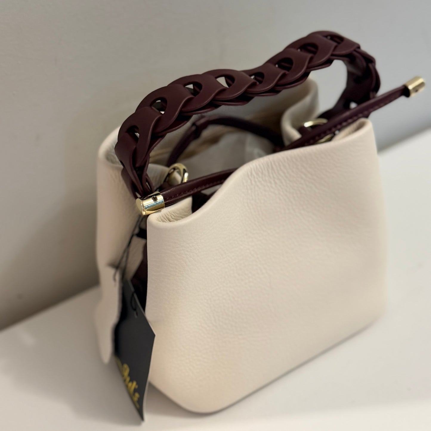 The Akua Bag -Multi Col Creme/Browm