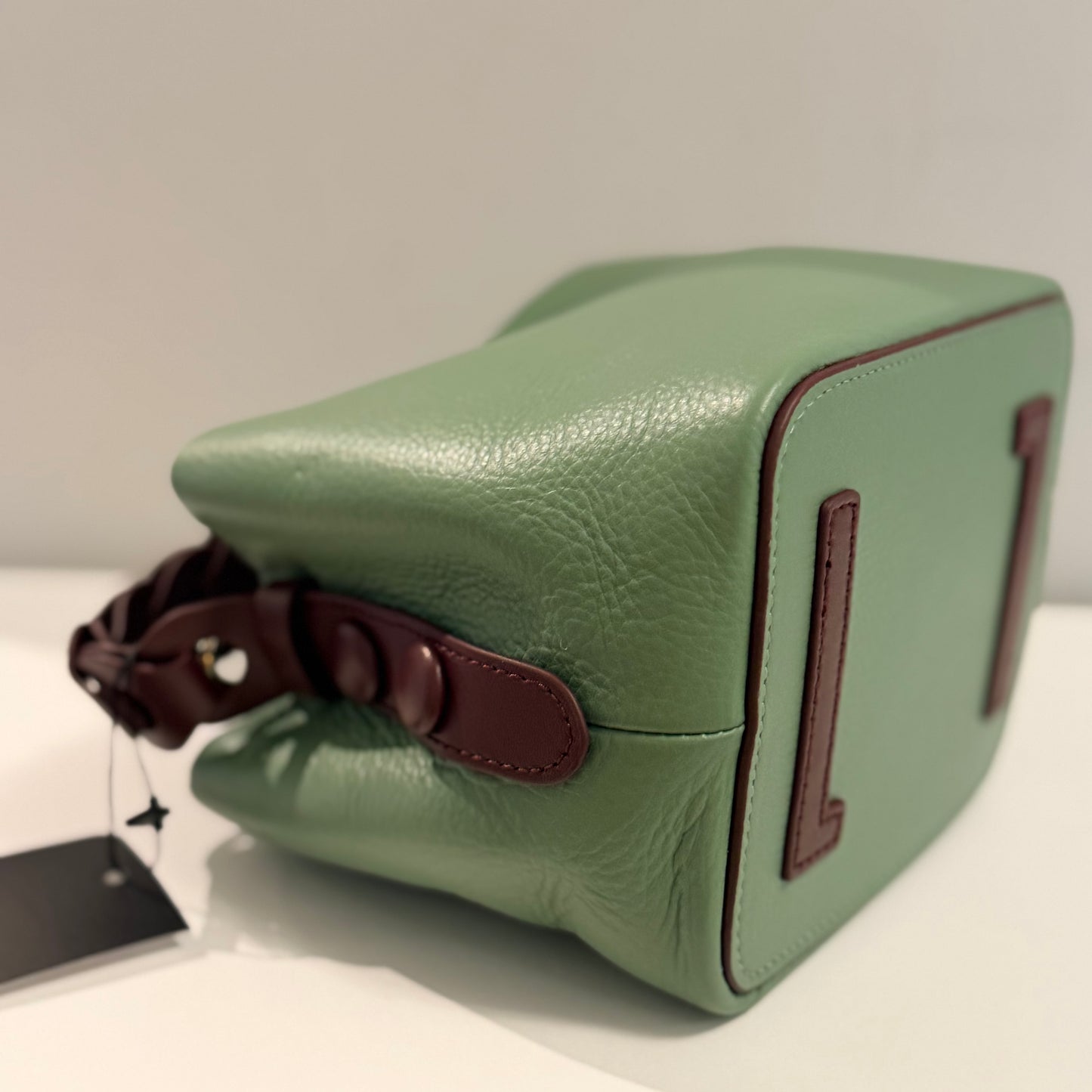 The Akua Bag -Multi Col Green &Brown