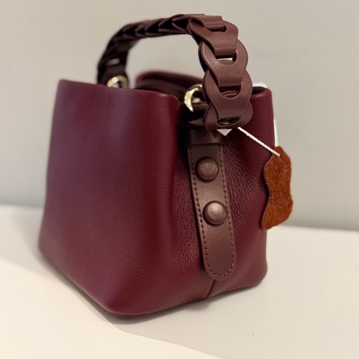 The Akua Bag -Multi Col Burgundy/Brown