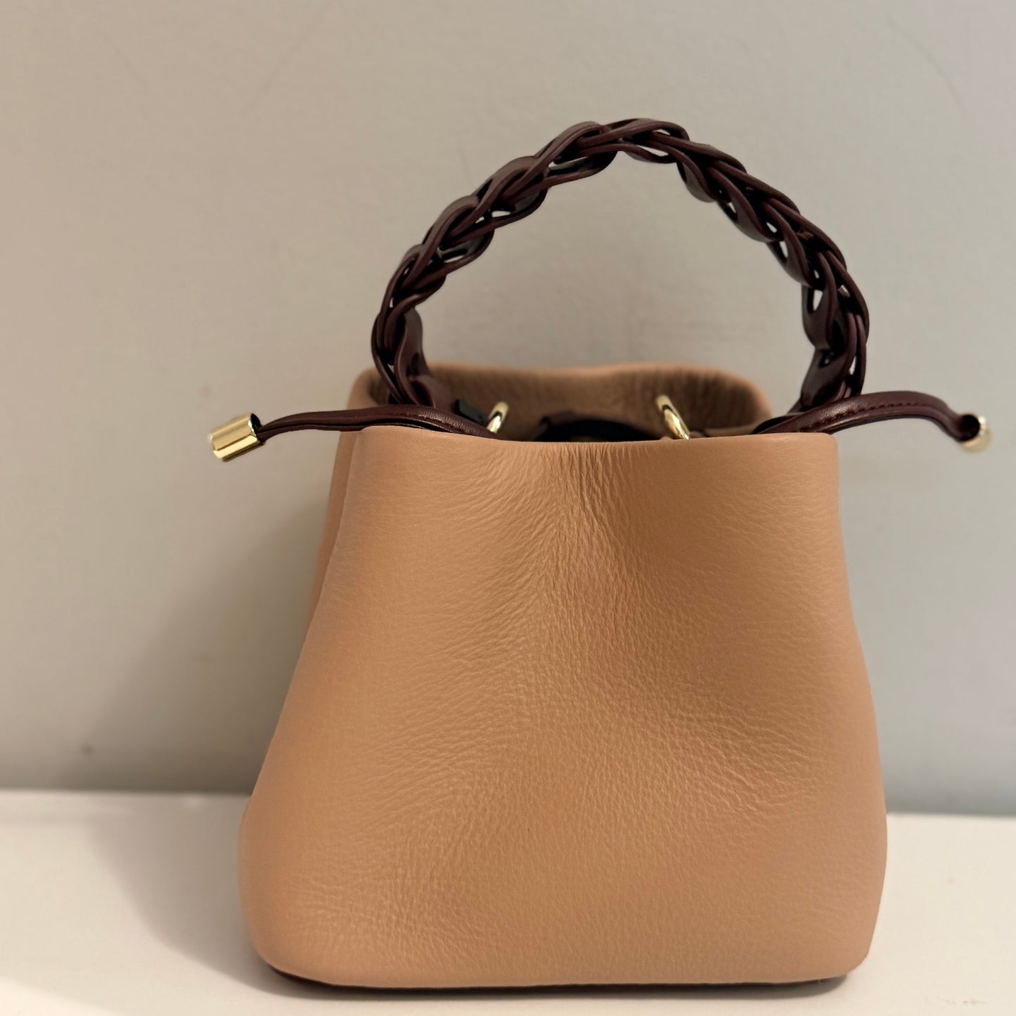 The Akua Bag -Multi Col Nude and Brown