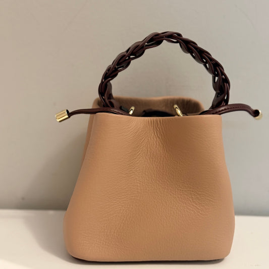 The Akua Bag -Multi Col Nude and Brown