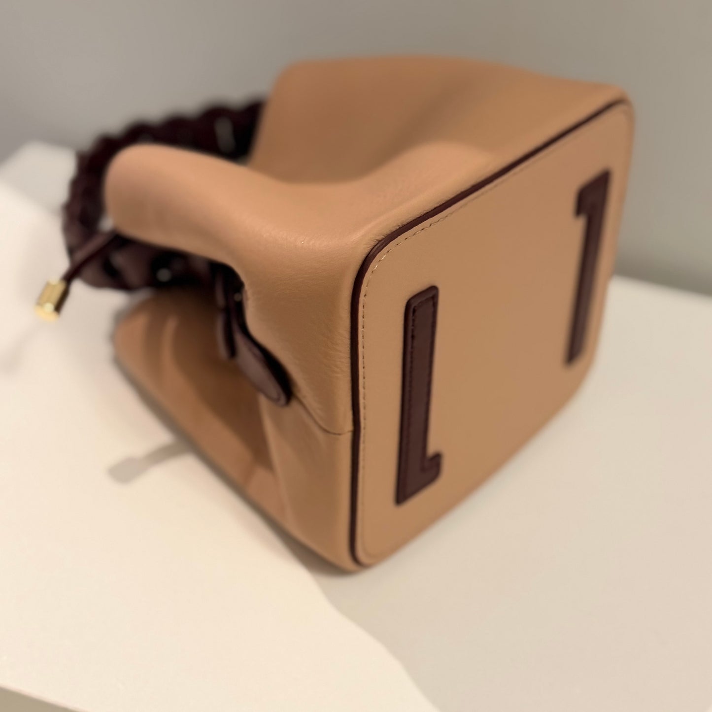 The Akua Bag -Multi Col Nude and Brown