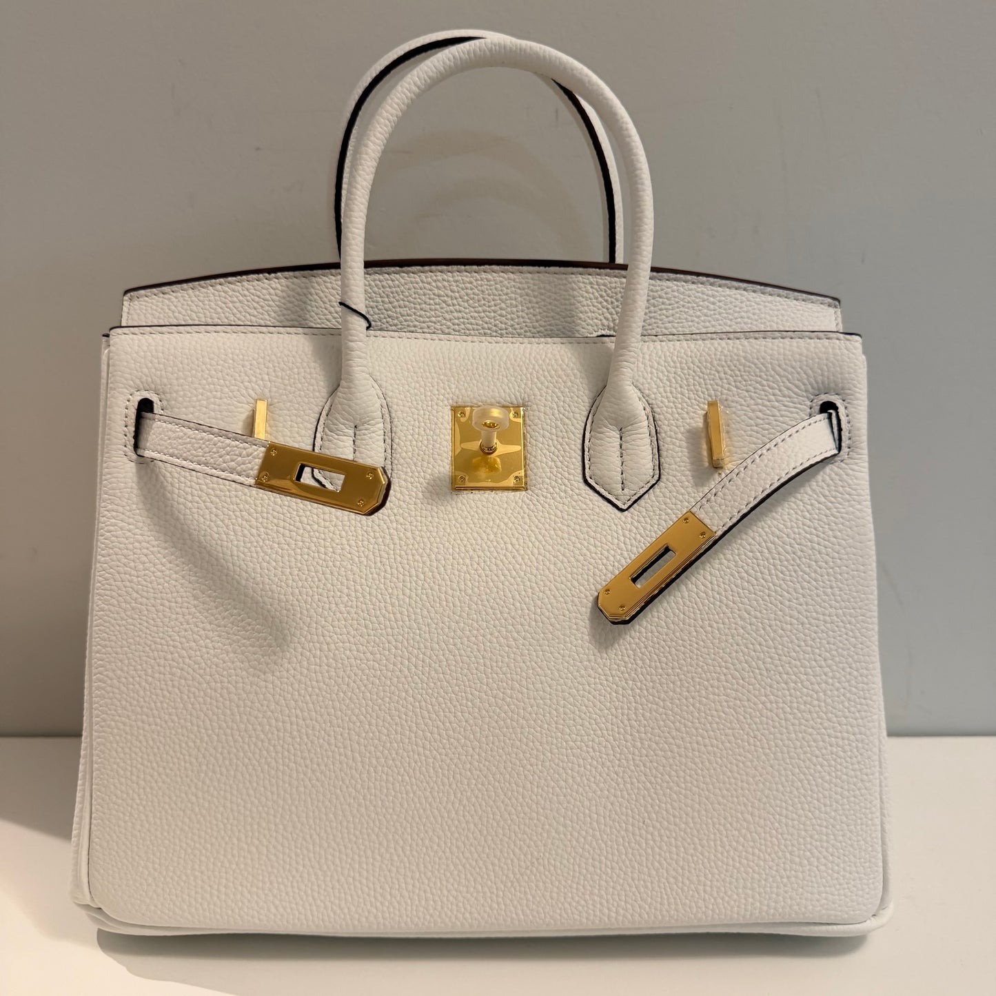 The Large B Bag - White