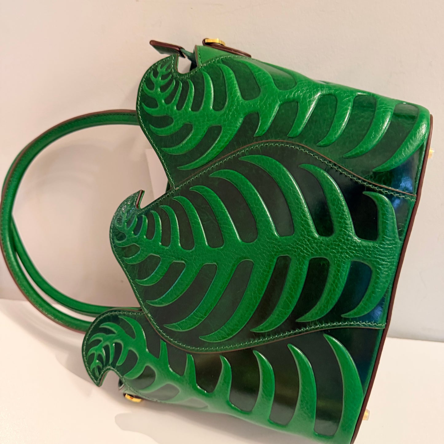The Rajah Leaf Bag - Green