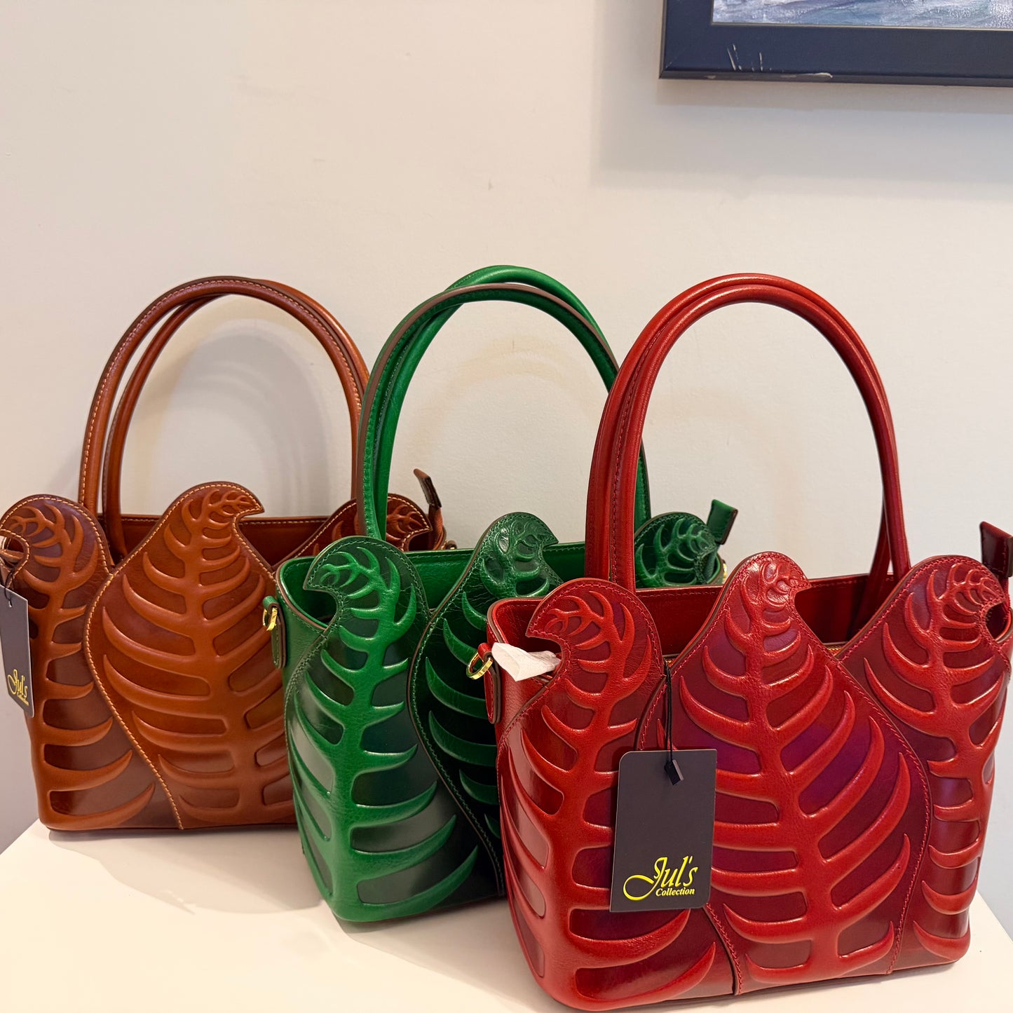 The Rajah Leaf Bag - Red