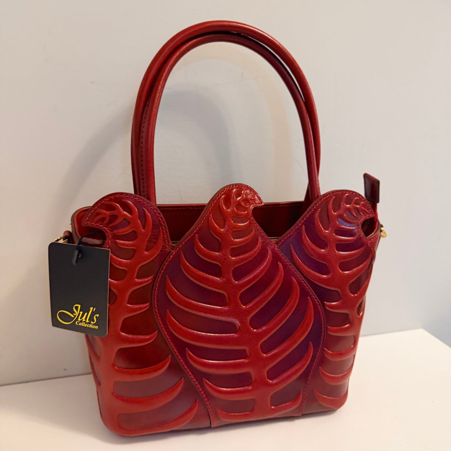 The Rajah Leaf Bag - Red