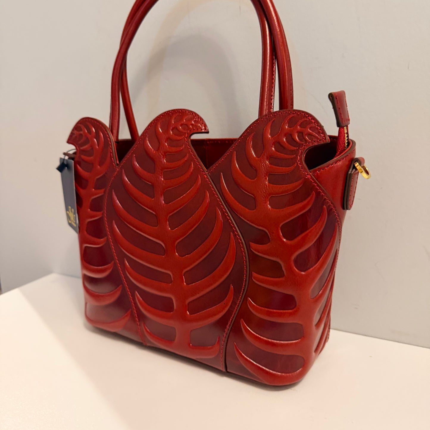 The Rajah Leaf Bag - Red
