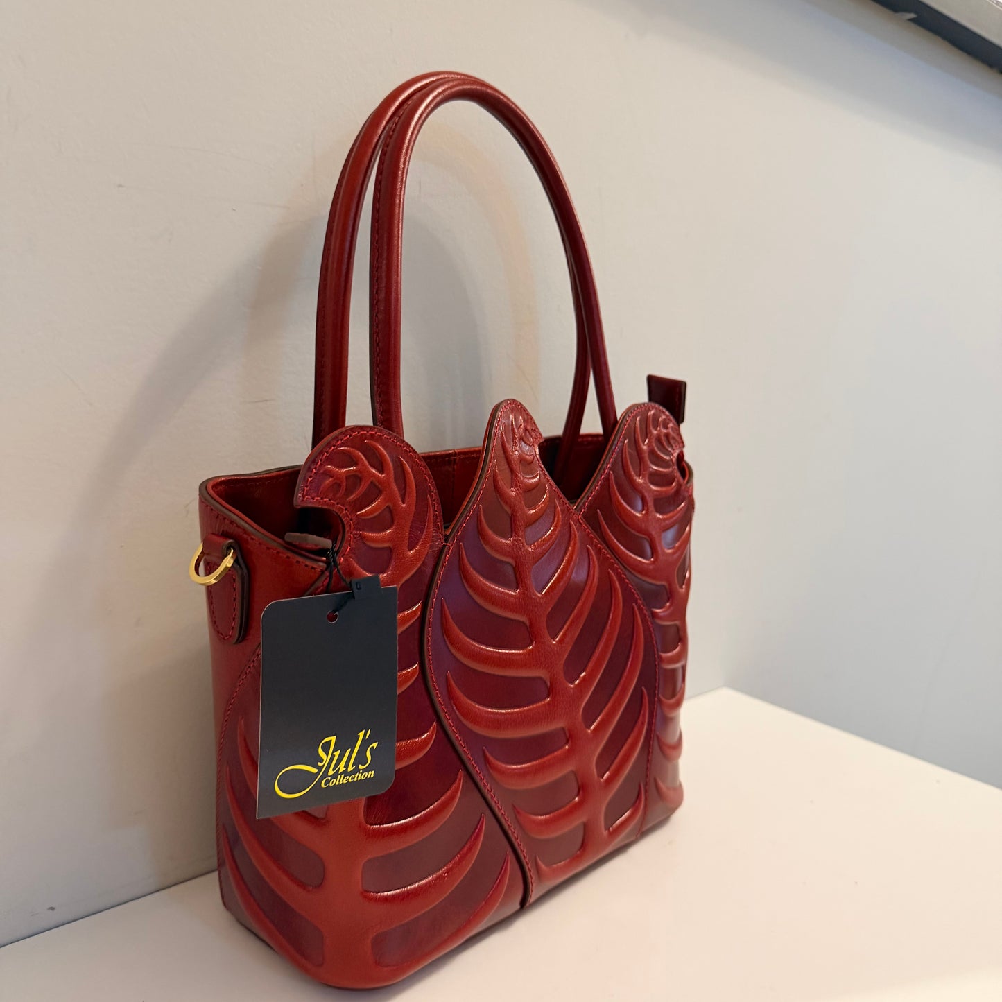 The Rajah Leaf Bag - Red