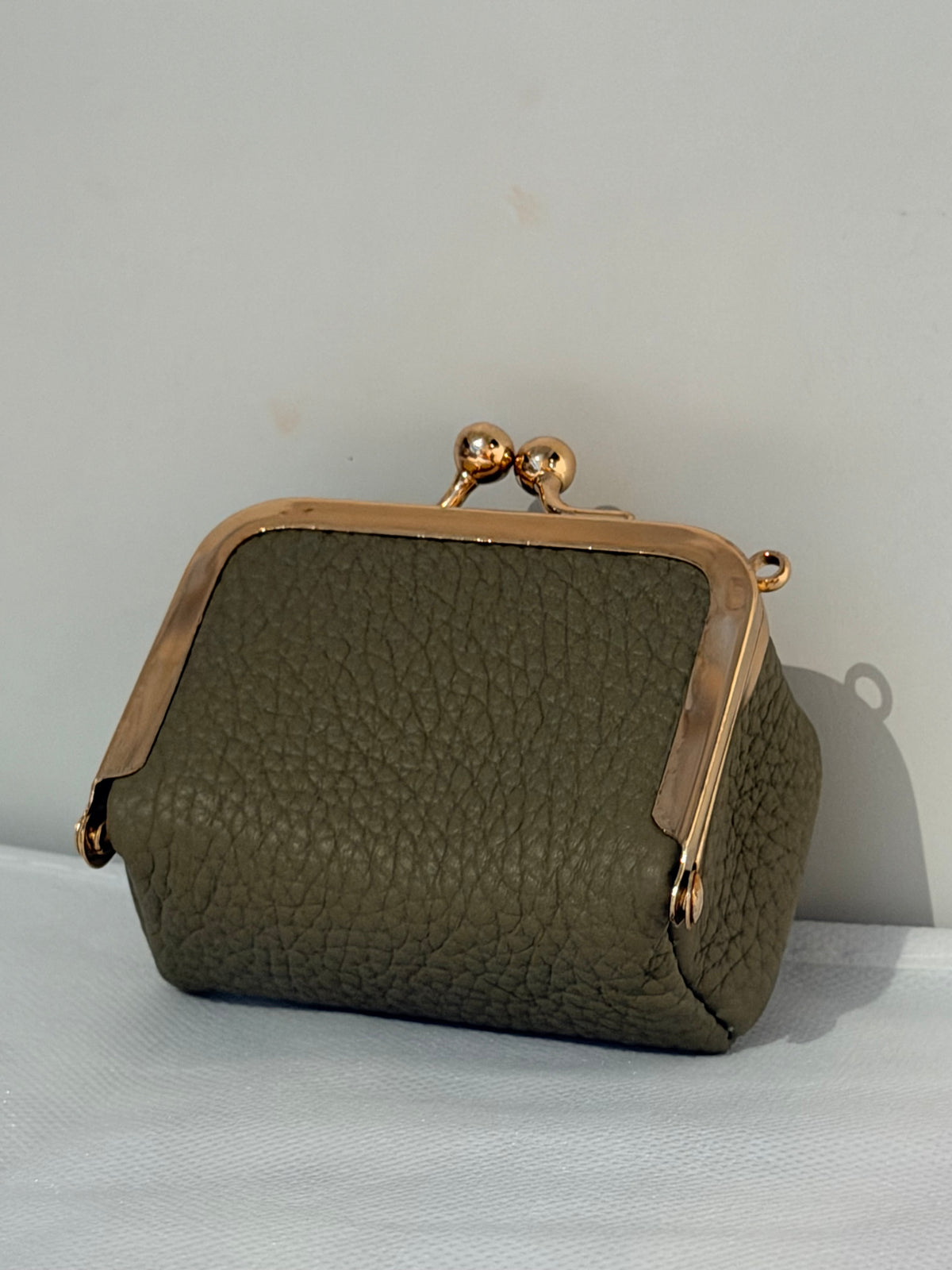 The Box Coin Purse Sage