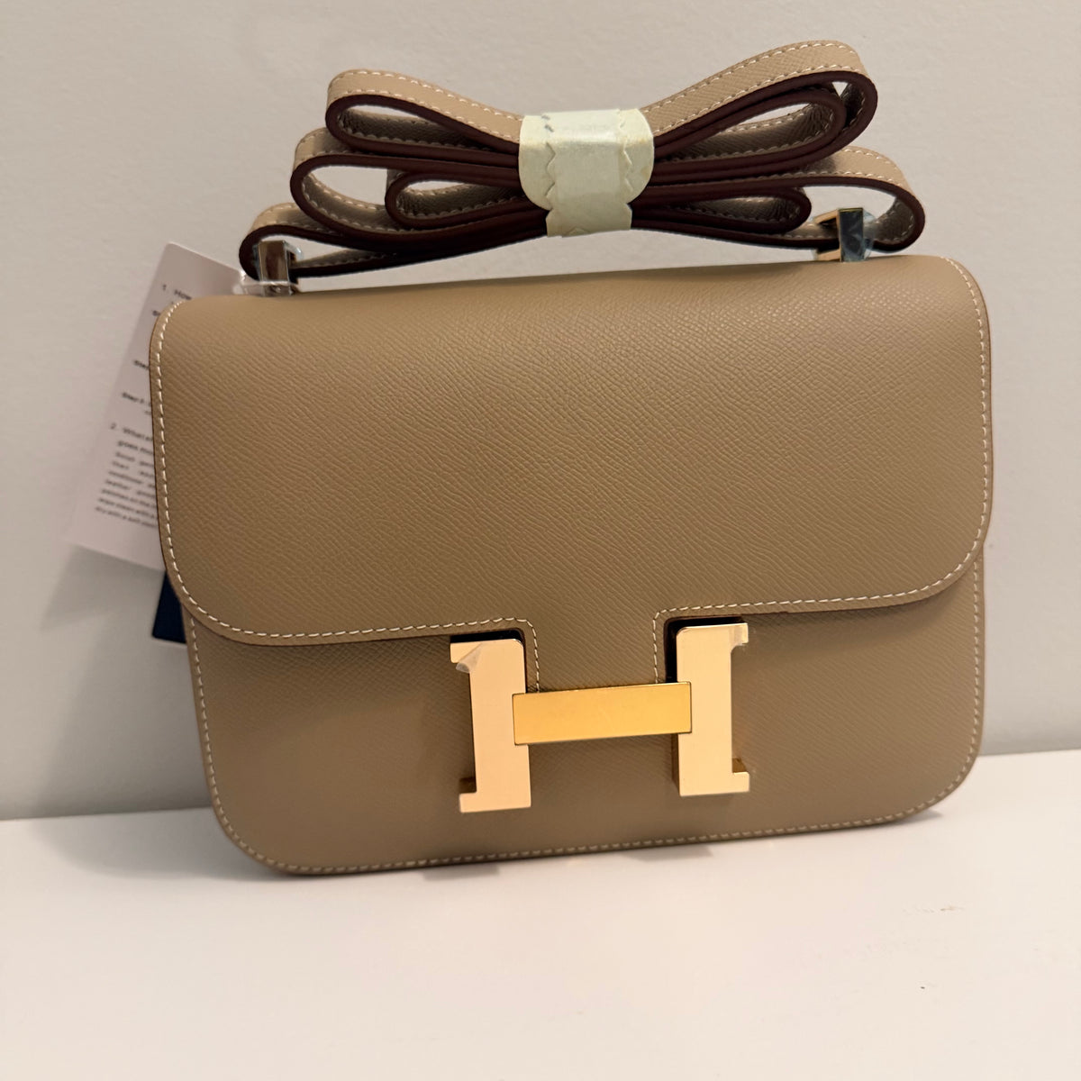 The Gigi Bag- Taupe Small