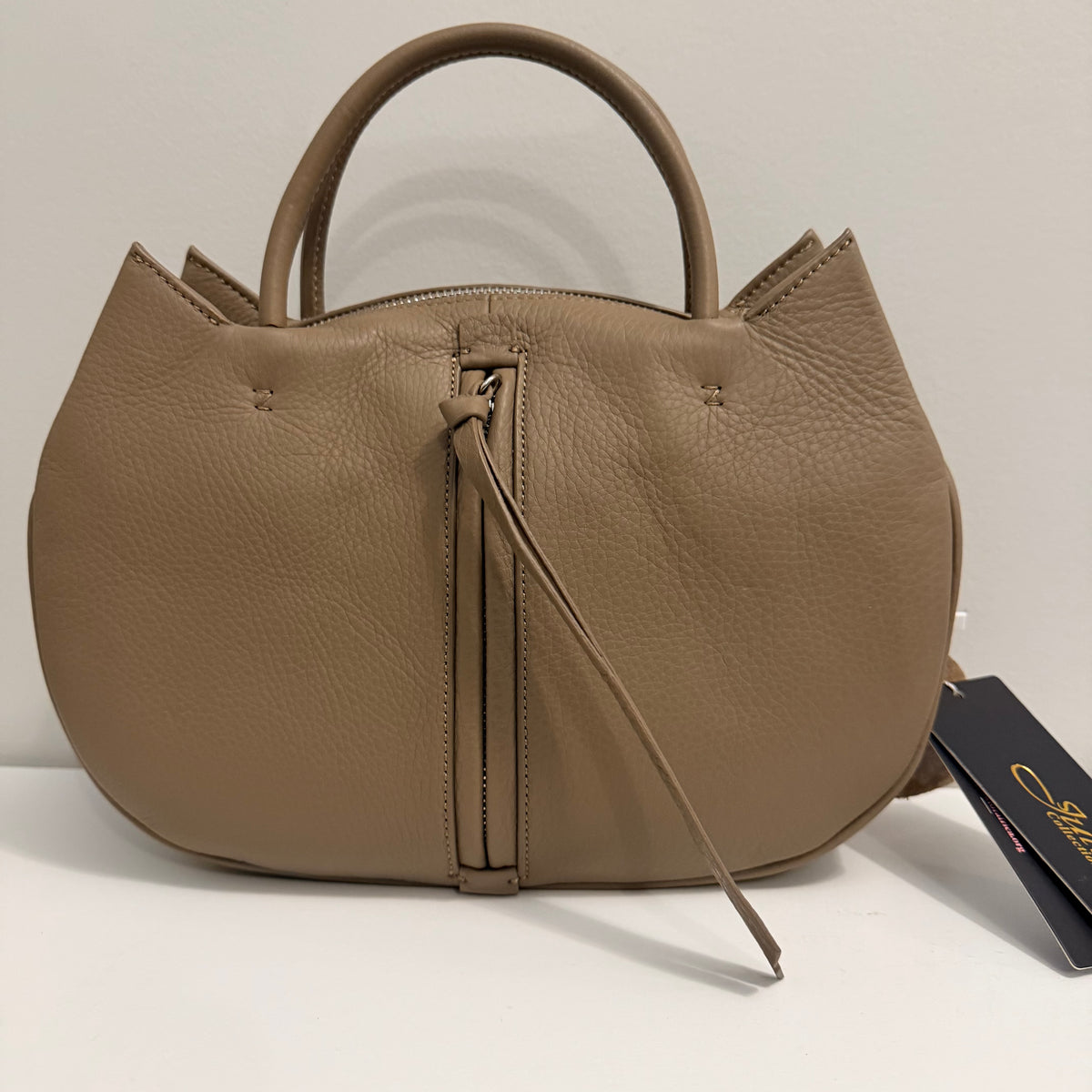 The Angela Bag Taupe Medium