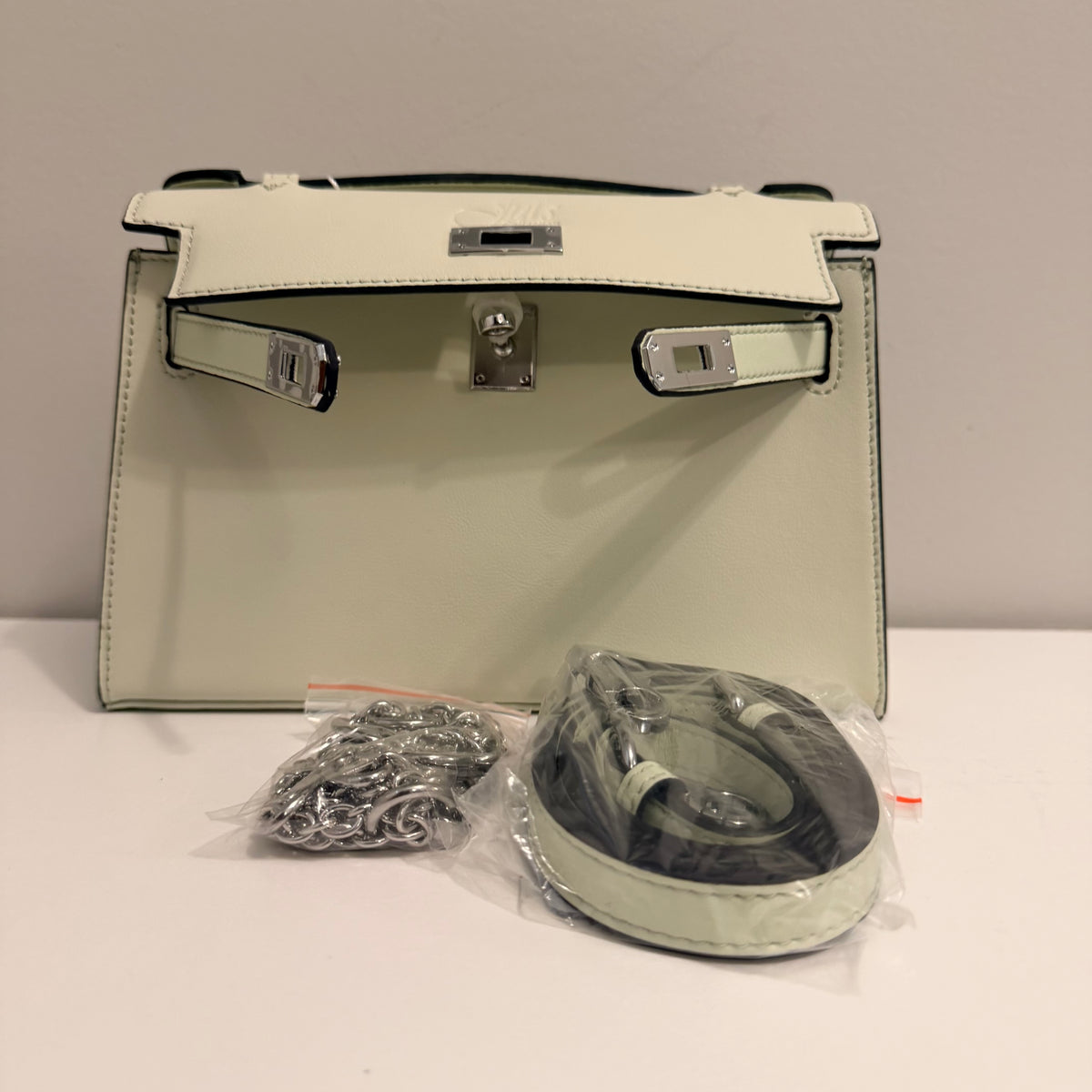Like Top Handle P Bag - Mint Green