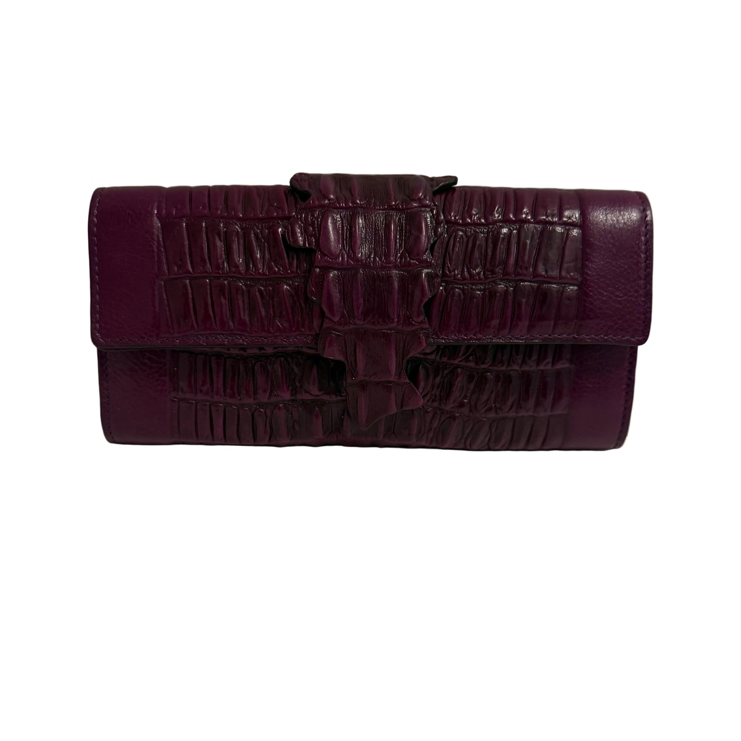 The Gator Wallet -Large Purple