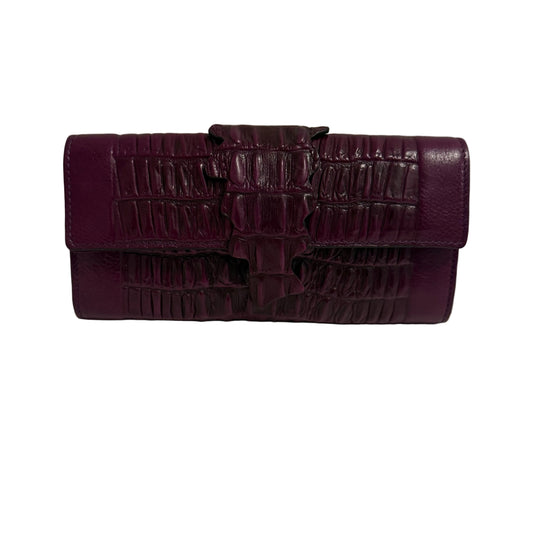 The Gator Wallet -Large Purple