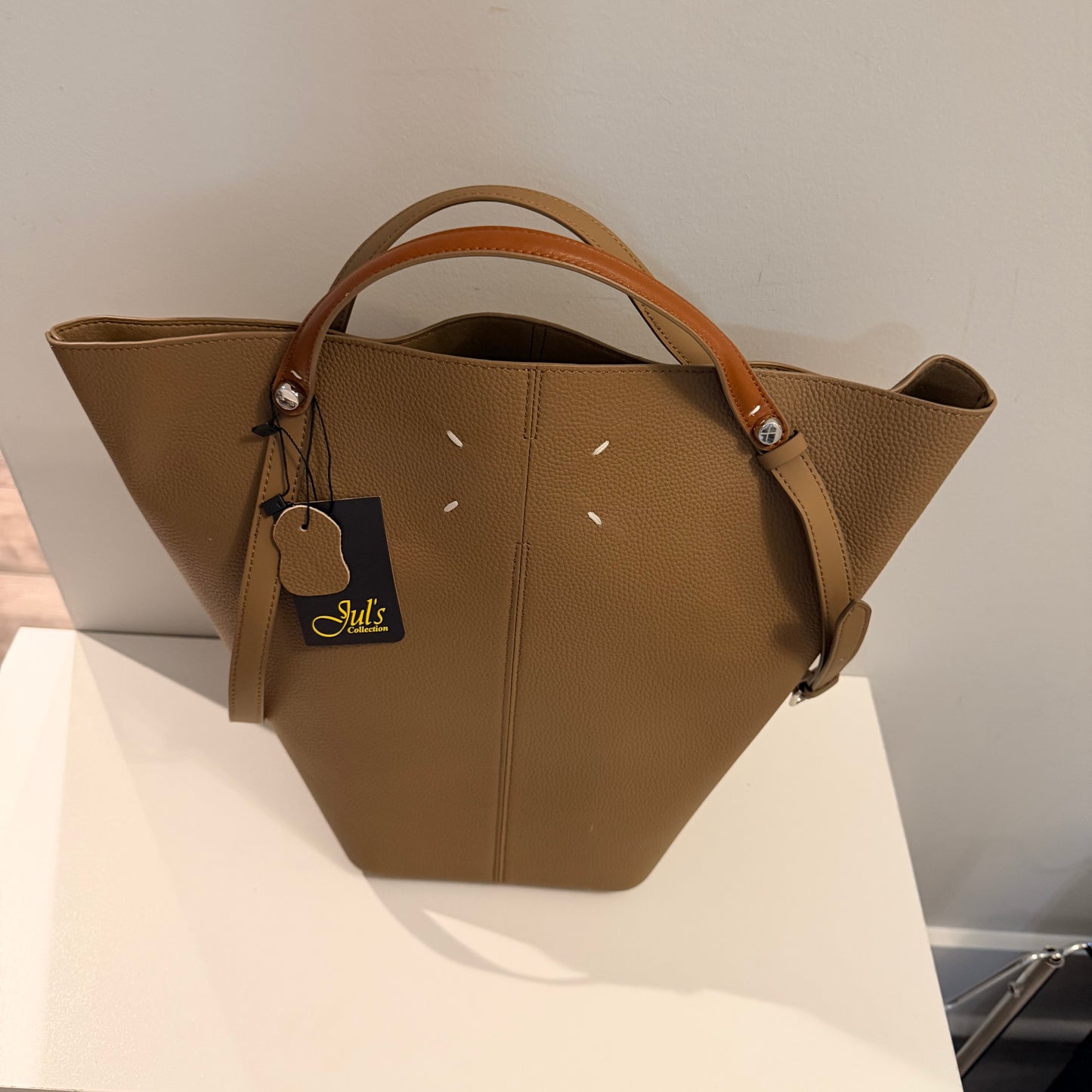 The Zina Bag-Taupe XXL