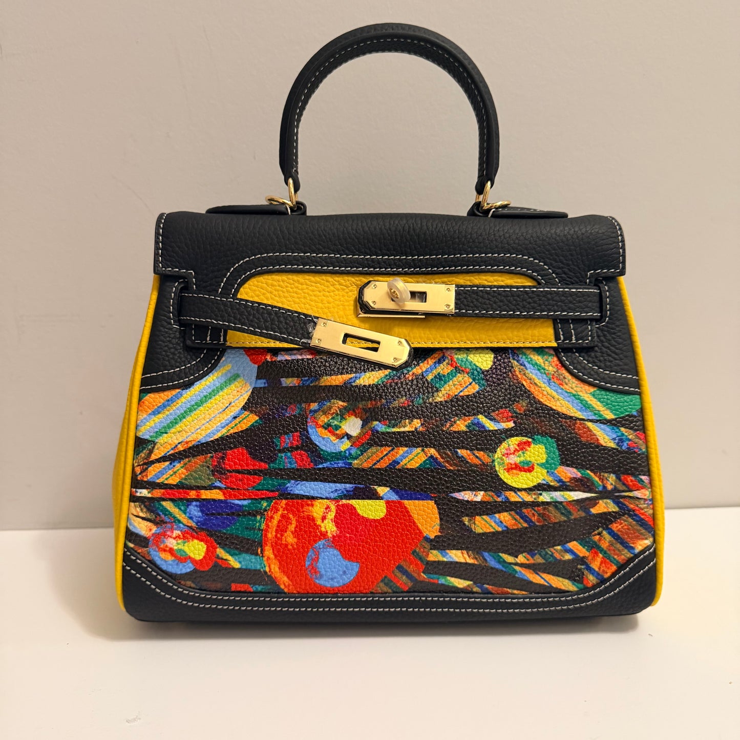 The Eugenia Bag- Yellow and Black