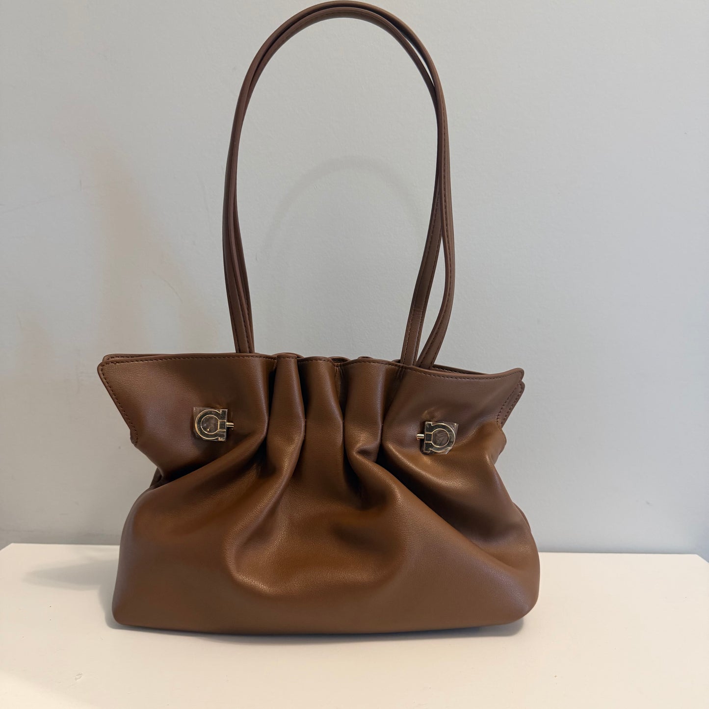 The Glenda Bag Small Dark Brown