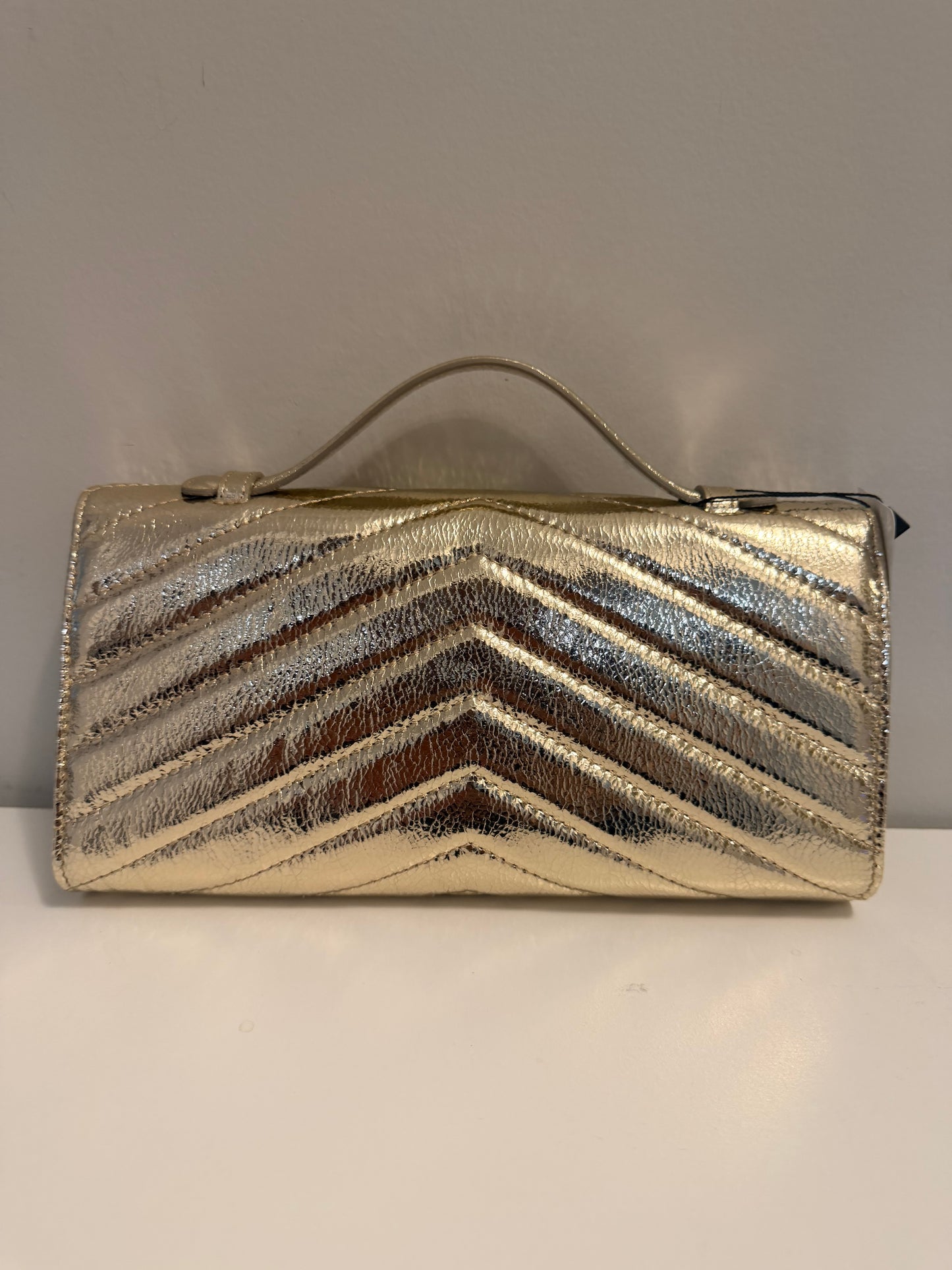 The Holiday Clutch Small Gold