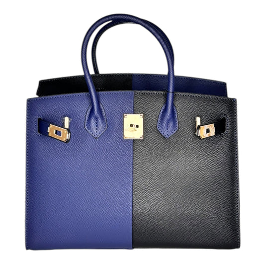 Two Tone B Like Bag Navy