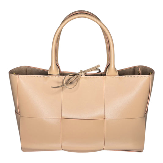 The Woven Grand Bag - Taupe