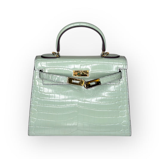 The Embossed K Bag - Green (Mint)