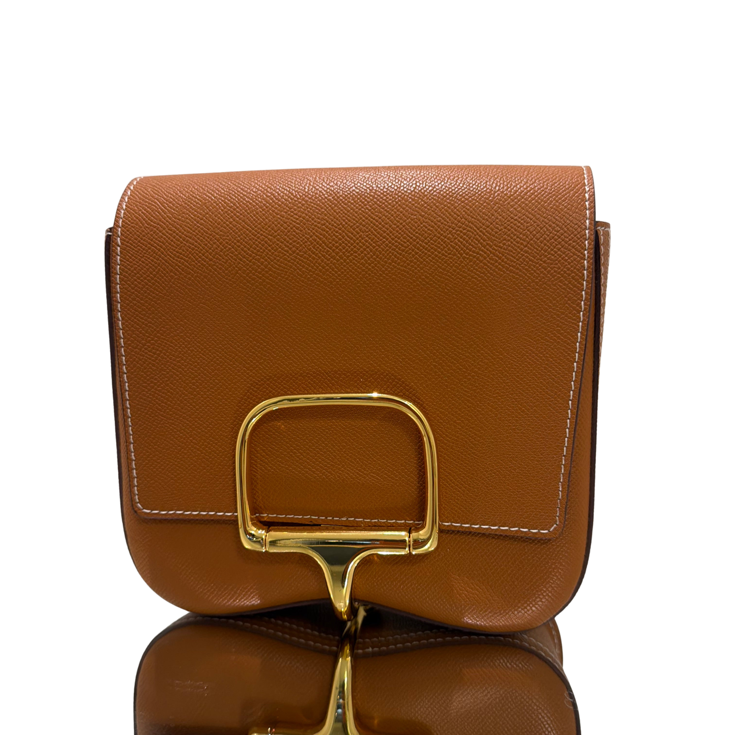 The Delores Bag -Brown Gold Hardware