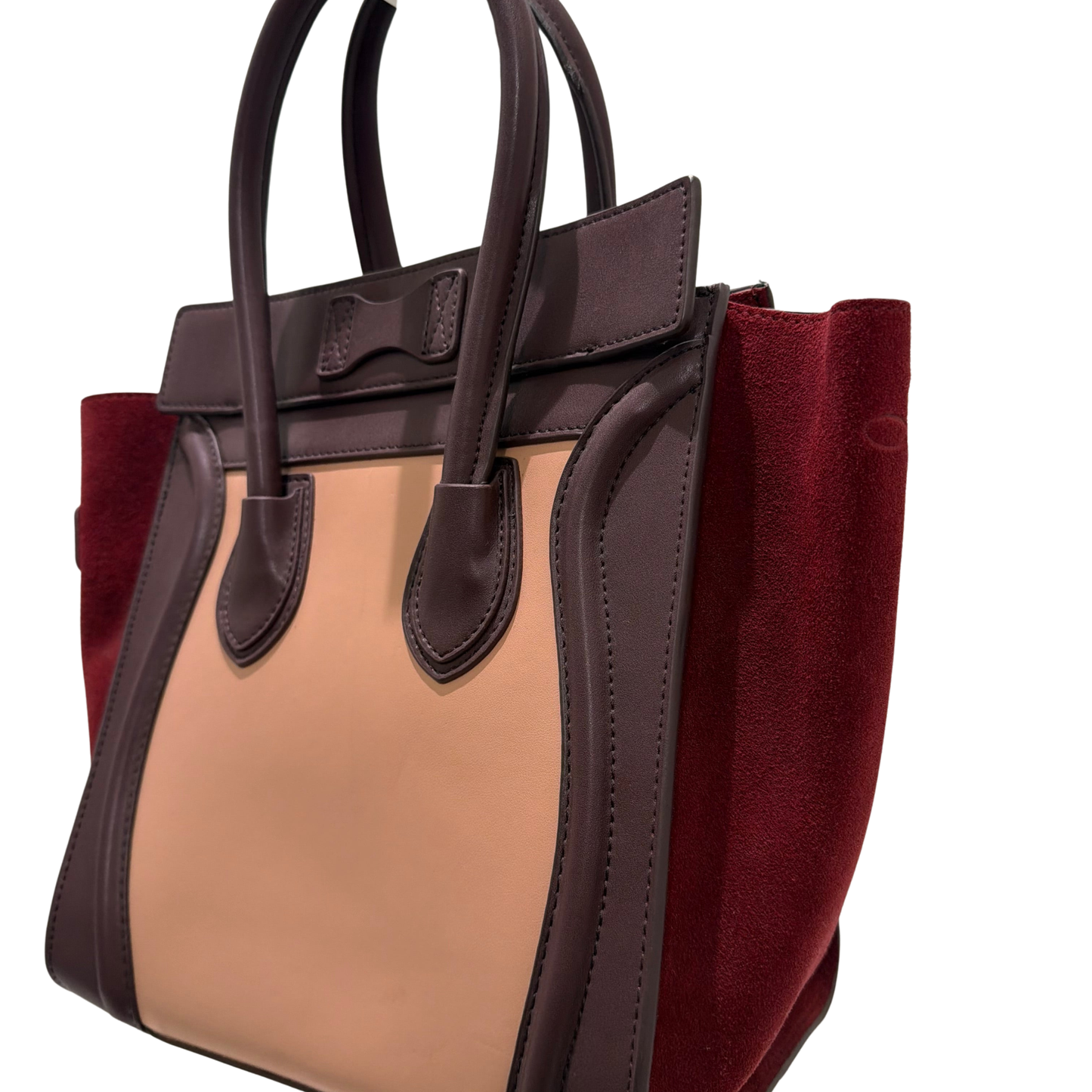 The Kayla Bag-Burgundy Multi Color