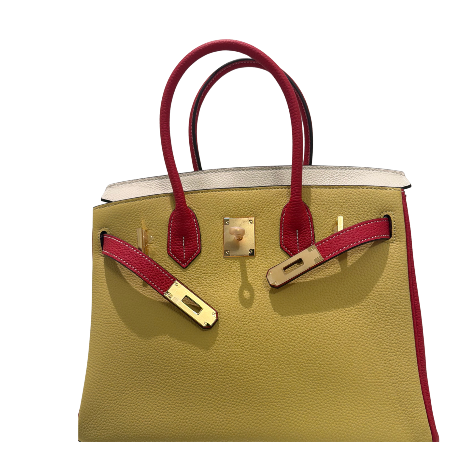 The Miss B Bag Multi Color Yellow,Red,Creme