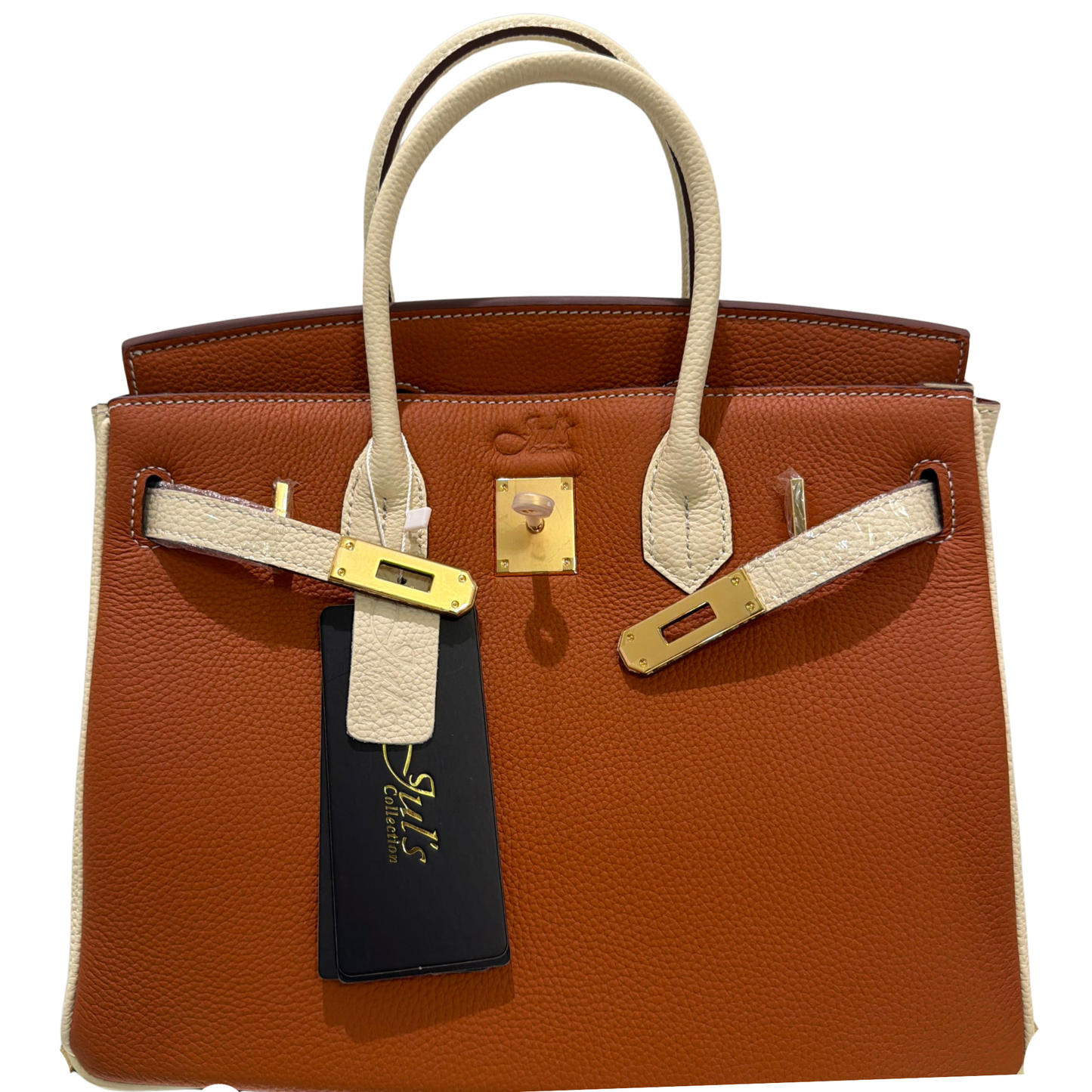 The Miss B Bag Multi Color Brown & Creme