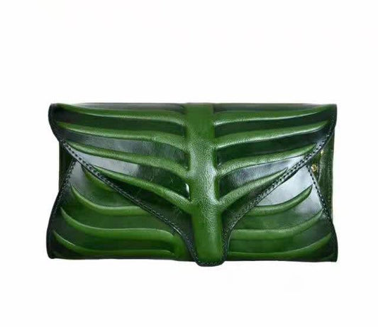 The Original Leaf Clutch-Green